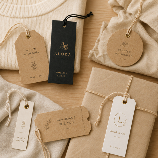 Custom Hangtags for your products 100pcs