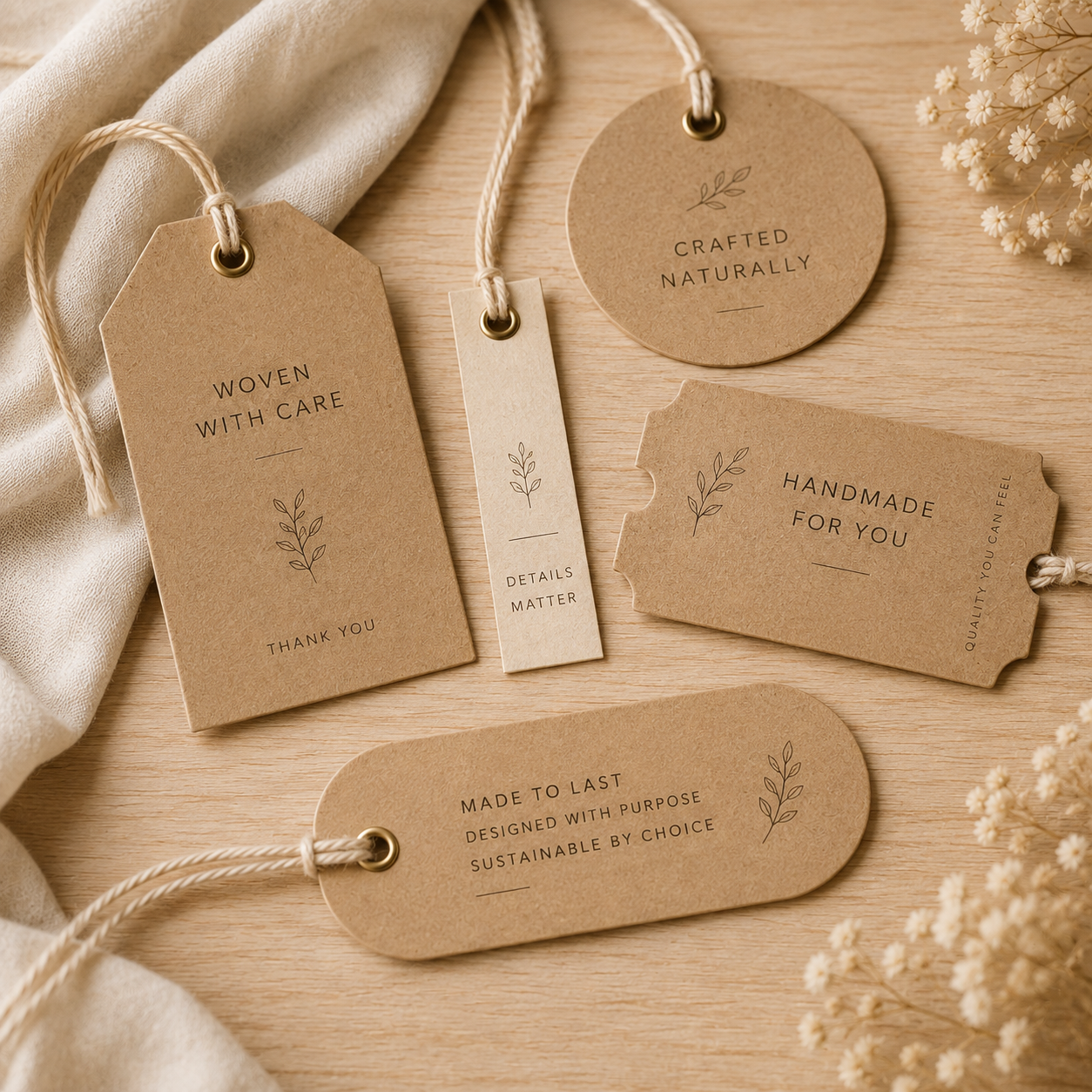 Custom Hangtags for your products 100pcs