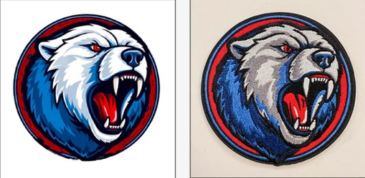 5pcs Custom embroidery patches